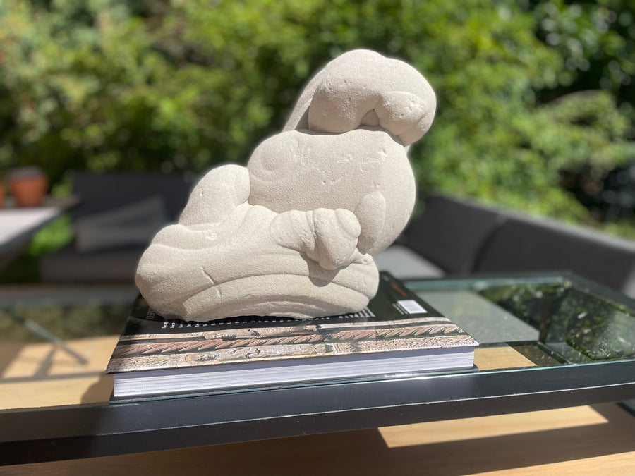 Gogotte naturelle – Sculpture minérale de Fontainebleau